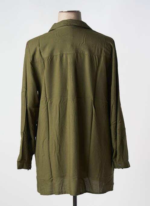 Tunique manches longues vert SHEEGO pour femme