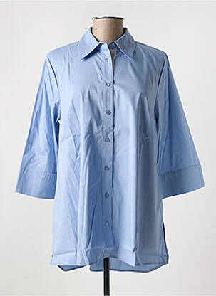 Blouse manches 3/4 manches 3/4 bleu SHEEGO femme