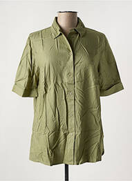 Tunique manches courtes coupe fluide vert SHEEGO femme