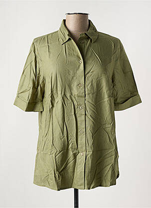 Tunique manches courtes coupe fluide vert SHEEGO femme