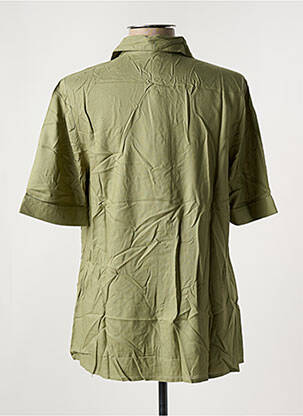 Tunique manches courtes coupe fluide vert SHEEGO femme
