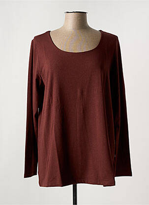 Top marron TOM TAILOR pour femme