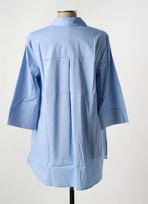 Blouse manches 3/4 manches 3/4 bleu SHEEGO femme