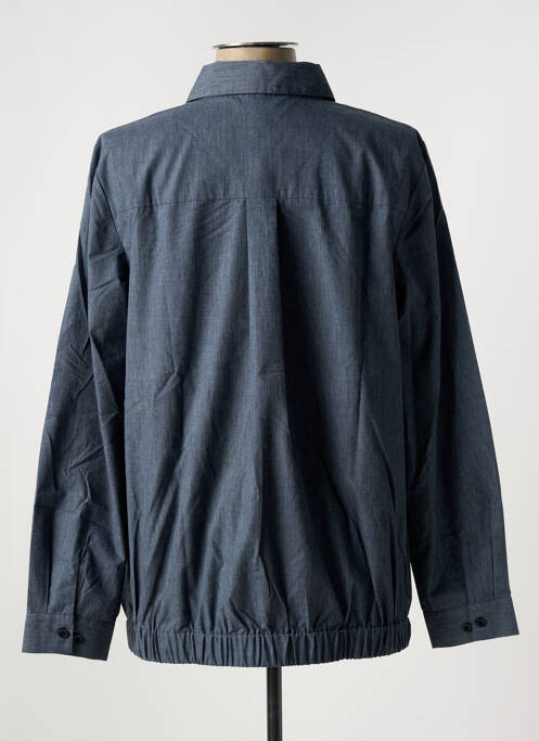 Blouse poignets boutonnés avec fente manches longues gris SHEEGO femme