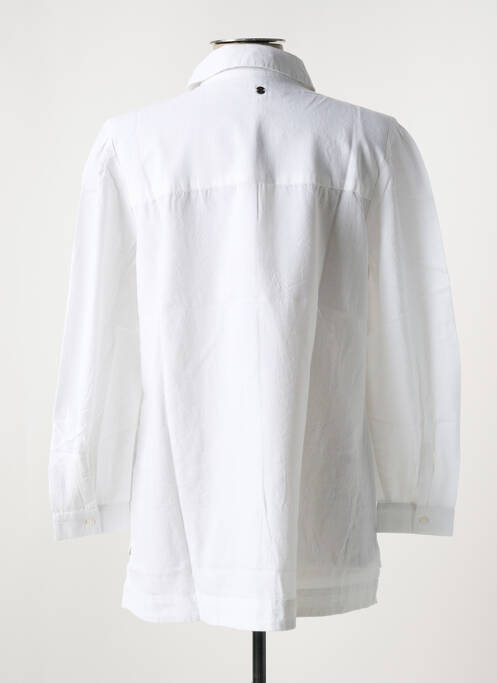 Tunique manches longues blanc SHEEGO pour femme