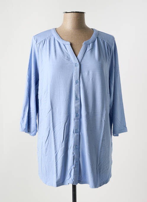 Tunique manches longues bleu SHEEGO femme