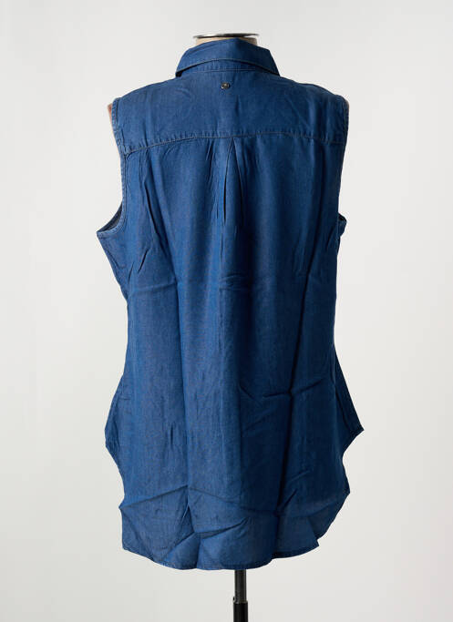 Tunique sans manche bleu SHEEGO pour femme