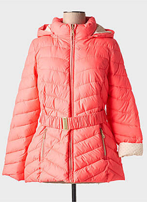 Doudoune manches longues a capuche orange BEARWOOD femme