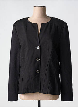Veste casual coupe cintrée noir FRANK WALDER femme