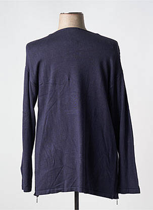 Gilet manches longues stretch bleu FRANK WALDER femme