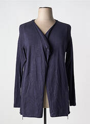 Gilet manches longues bleu FRANK WALDER pour femme seconde vue