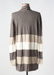 Gilet manches longues marron FRANK WALDER pour femme seconde vue