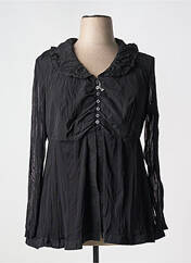 Tunique manches longues noir FRANK WALDER pour femme seconde vue