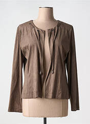 Veste casual marron SUN LIGHT pour femme seconde vue