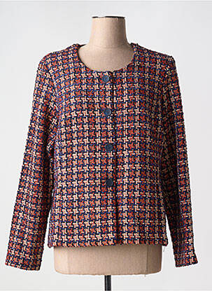 Veste chic bleu GEVANA pour femme