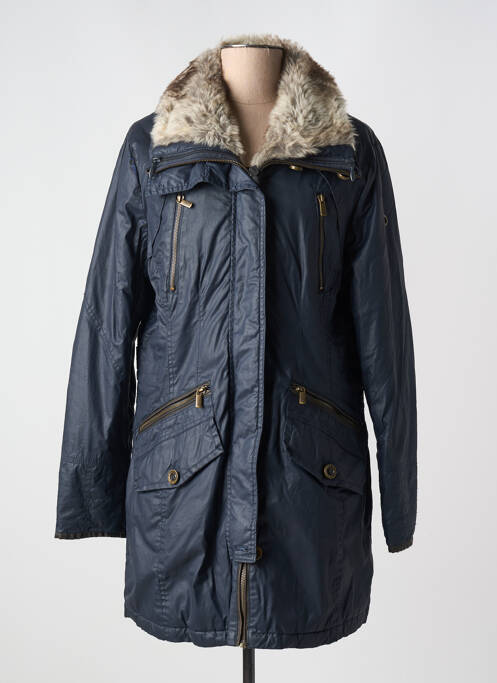 Parka manches longues sans capuche bleu RESET femme