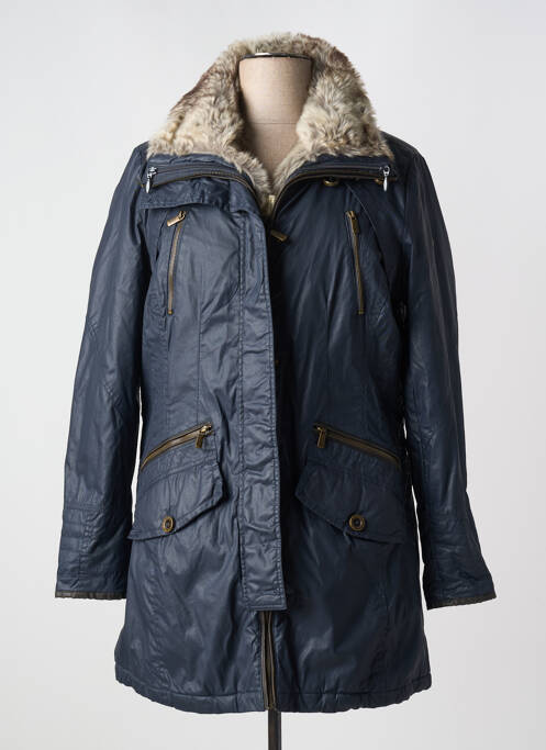 Parka manches longues sans capuche bleu RESET femme