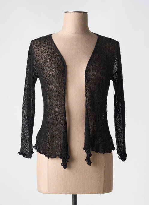 Gilet manches longues noir MARBLE pour femme