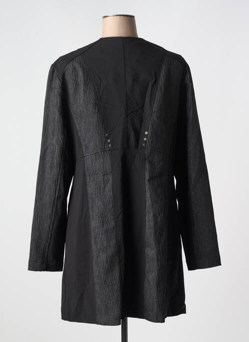 Manteau long noir DECA pour femme