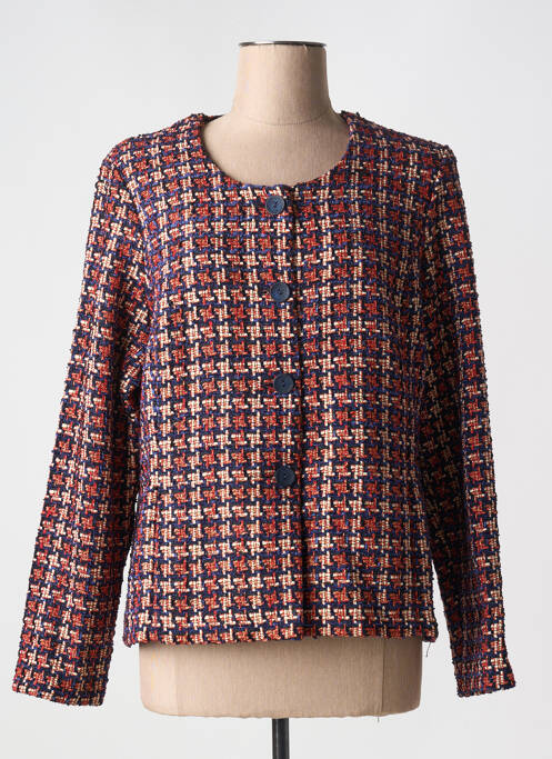 Veste chic bleu GEVANA pour femme