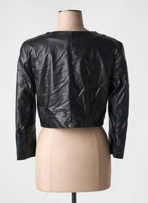 Veste simili cuir noir MISS MISS pour femme