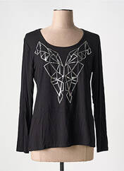 T-shirt noir DECA pour femme seconde vue