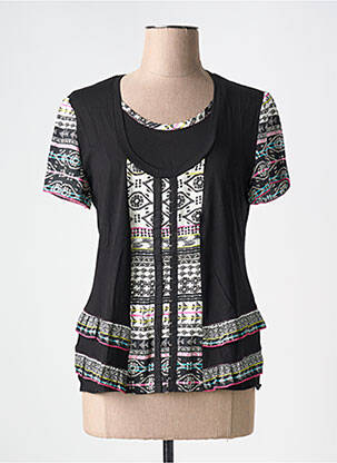 T-shirt noir GUY DUBOUIS pour femme