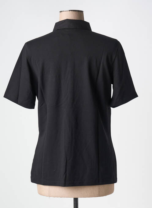 Polo noir FRANK WALDER pour femme