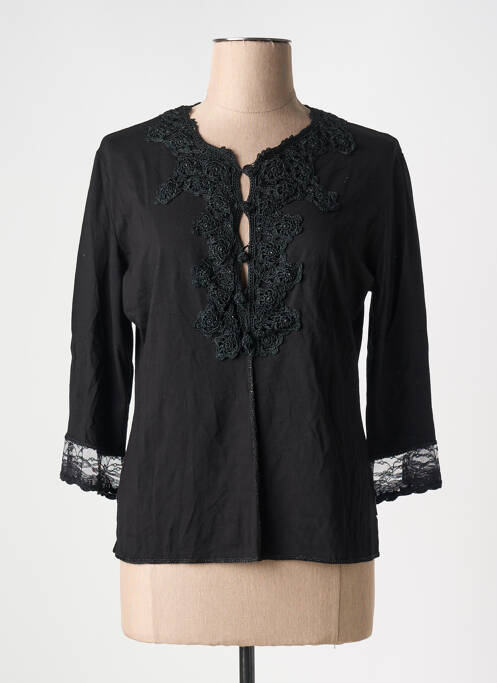 Top noir VANGO pour femme