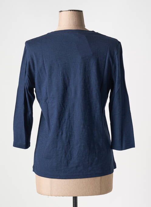 T-shirt bleu FRANK WALDER pour femme