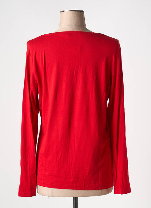 T-shirt rouge FRANK WALDER pour femme