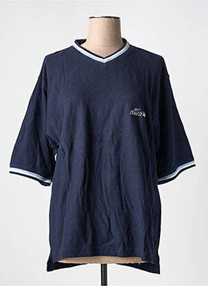 T-shirt coupe droite manches courtes bleu ERIC TABARLY femme