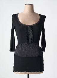 Top/caraco stretch noir ARTIMAGLIA femme