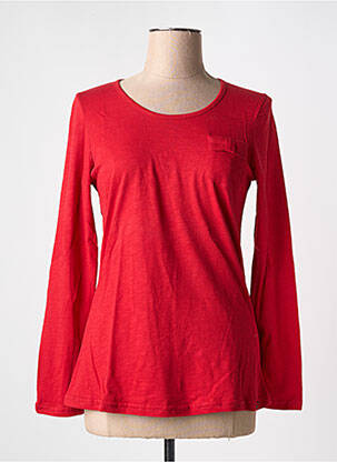 T-shirt manches longues manches longues rouge COTE ANGLAISE femme