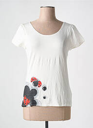 T-shirt manches longues manches longues beige POUSSIERE D'ETOLE femme