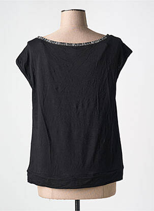 T-shirt coupe droite manches courtes noir BAI AMOUR femme