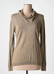 Pull col roulé marron L'ATELIER D'ANNA pour femme seconde vue