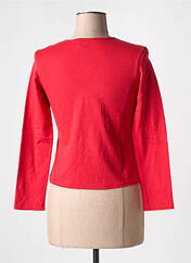 T-shirt rouge LILA ROSA pour femme seconde vue