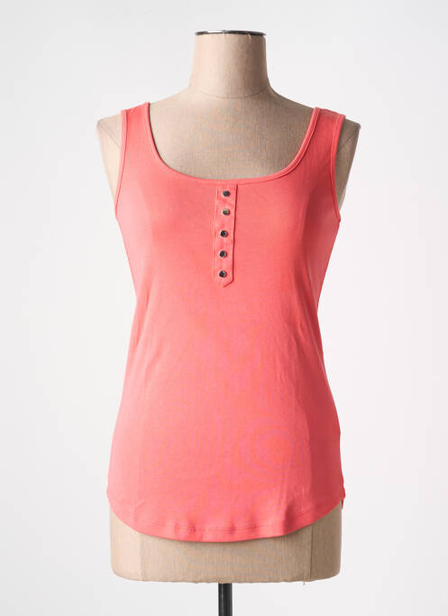 Débardeur orange MARBLE pour femme