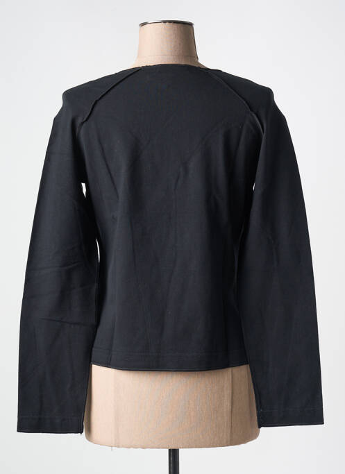 Sweat-shirt noir LILA ROSA pour femme