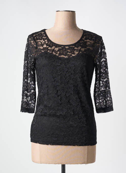 Top noir MARBLE pour femme