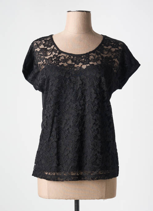 Top noir MARBLE pour femme