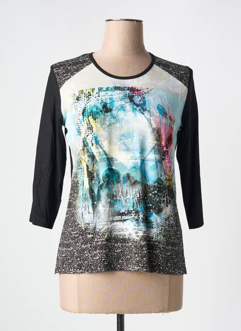 T-shirt noir FRANK WALDER pour femme