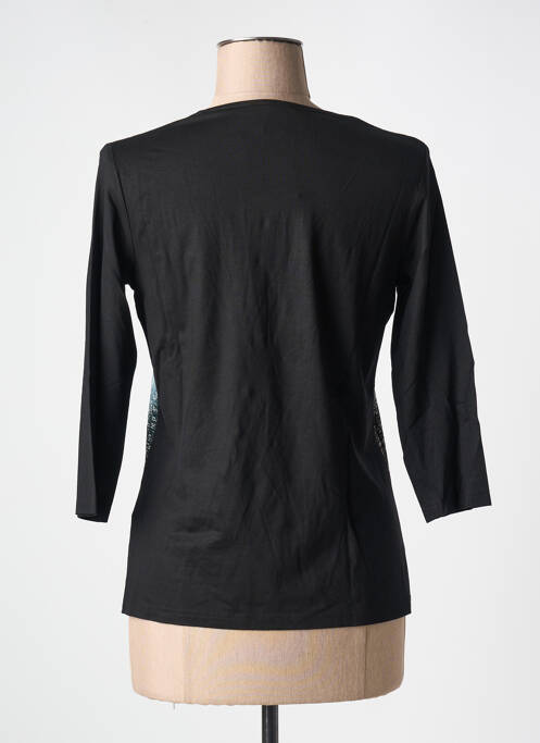 T-shirt noir FRANK WALDER pour femme