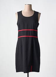 Robe mi-longue coupe fluide sans manche noir MERI & ESCA femme