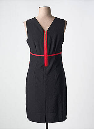 Robe mi-longue coupe fluide sans manche noir MERI & ESCA femme