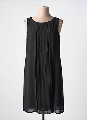 Robe courte sans manche sans manche noir POUSSIERE D'ETOLE femme