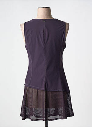 Tunique sans manche coupe cintrée violet DECA femme