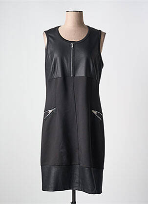 Robe mi-longue sans manche sans manche noir MERI & ESCA femme