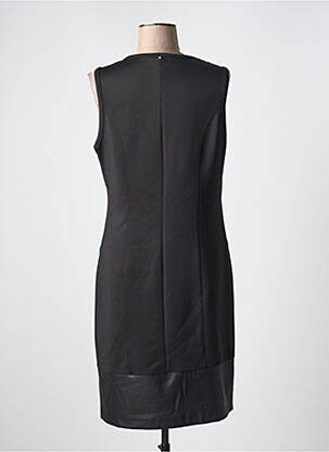 Robe mi-longue sans manche sans manche noir MERI & ESCA femme